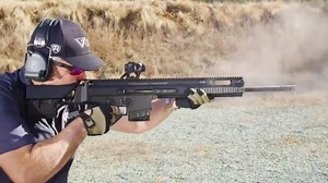 FN SCAR 20S半自动步枪实弹射击测试