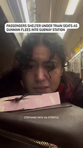 Passengers sheltered on a subway train in New York, New York, on Thursday, November 7, after a gunman ran into a station following a shooting on Manhattan’s Upper West Side. Police told Storyful they were called to West 68th Street and Columbus Avenue following reports of a shooting. According to officers, a computer repair store owner was shot in the leg and shoulder at around 9:20 am. The suspect, a former employee of the store, fired at least half a dozen shots at the victim, who was taken to