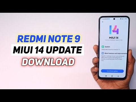 Redmi Note 9 Miui 14 Update Download And Install Now 🔥