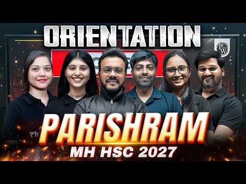 🔥 Orientation of Parishram Maharashtra HSC 2027 #class12 #hscboard2027