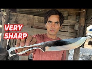 HOW TO MAKE KNIFE FROM LEAF SPRING.