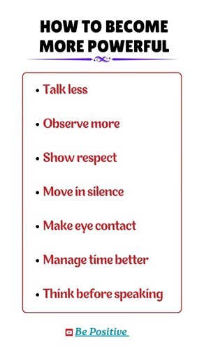 How To Become More Powerful..#tricks#quotes #lifelessons #trendingnow #improvement#shorts#motivation