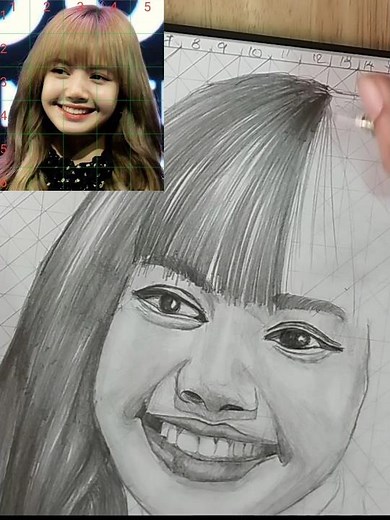How to draw Lisa Step by step#blackpink #drawing #artlinepencil #lisa #kpop