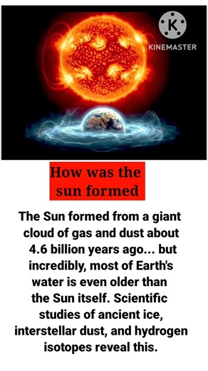 How was the sun formed #explore #space #facts #universe