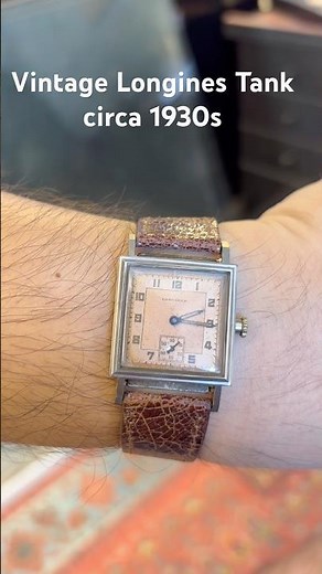 Vintage Longines Tank circa 1930s #watch #longineswatches #find #wristwatch #vintagewatches