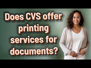 Does CVS offer printing services for documents?