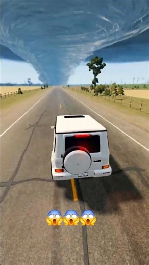 Can Any Car Survive a Tornado? Extreme BeamNG Test #simulation #usa