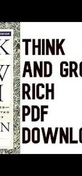 THINK AND GROW RICH PDF FREE DOWNLOAD. #think_and_grow_rich #pdf #napoleon_hill