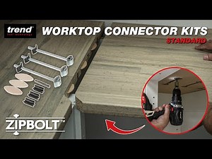 Trend ZIPBOLT Standard Worktop Connector Kit (26-40mm)