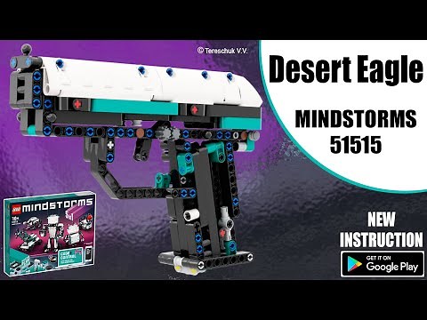 BEST DESERT EAGLE GUN Lego Mindstorms 51515 instruction 2022 | Лего инструкция пистолет