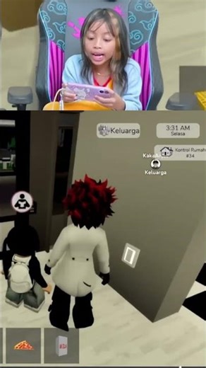 LEIKA GA SABAR PAS PUASA MAU BERANGKAT SEKOLAH DI DRAMA BROOKHAVEN INDONESIA