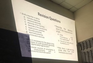 Briefly describe or define:  a) indicator electrode.  b) re... | Filo