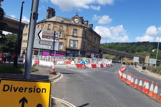 Dates for when some of the Halifax town centre roadworks should be complete
