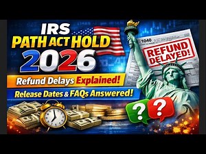 IRS PATH Act Hold 2026 Explained | Refund Delays, Release Dates & FAQs Answered