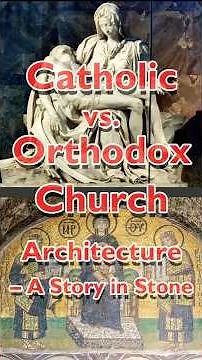 Catholic vs. Orthodox Church Architecture - A Story in Stone #travel #religion #architecture