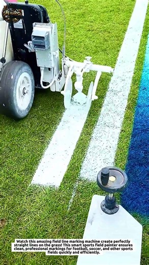Amazing Field Line Marking Machine | Perfect Sports Field Painting Tool