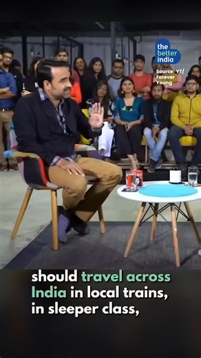 41K views · 1.1K reactions | "It is quite affordable to travel in India as I travelled across the country. A journey across India can make you into something." ~#PankajTripathi #MainATALHoon #Travel #Learning #TravelLife #India | TheBetterIndia | Facebook
