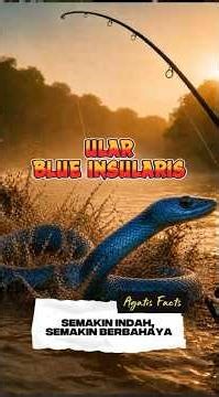 Ular biru ini cantik 🐍 #ular #faktahewan #faktaikan #reels