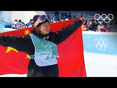 Su Yiming takes gold in sensational final! 🏂 | Men's big air final | Snowboard Beijing 2022