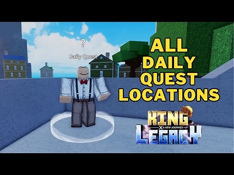 All Daily Quest in king legacy | All Daily Quest Locations | 1st Sea