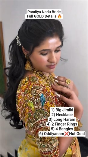 Full Gold Details 🔥RS murugan family wedding 🔥#maduraibride #trending #viral #bridalmakeup