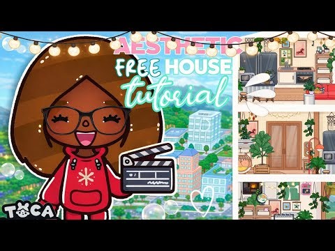 Cute Aesthetic FREE House Tutorial | Toca Life World 🌸 VOICED OVERED