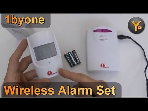 Review: 1byone Wireless Home Security / Funk-Bewegungsmelder mit Empfänger und Alarm / QH-0514