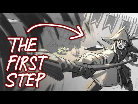 How I plan complex narrative illustrations