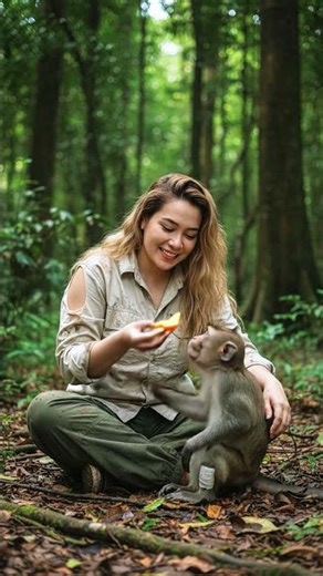 Forest Pact - Girl & Monkey