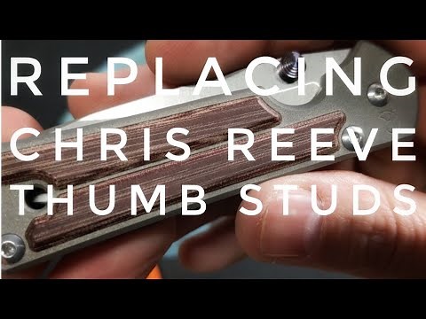 How to Remove & Replace Chris Reeve Thumb Studs