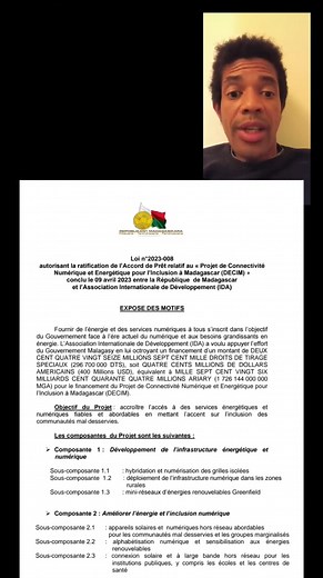 Où est passé l'investissement de 400 millions de dollars pour l'énergie à Madagascar ? #malgache #Madagascar #Corruption #genz | Corruption à Madagascar