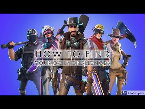 Where To Find Your Daily Challenges In Fortnite Save The World