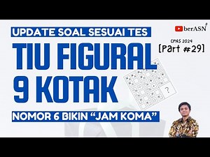 PART #29 | UPDATE ON 2024 CPNS SKD QUESTIONS TIU FIGURAL 9 BOXES ACCORDING TO THE TEST | 2024 CPN...