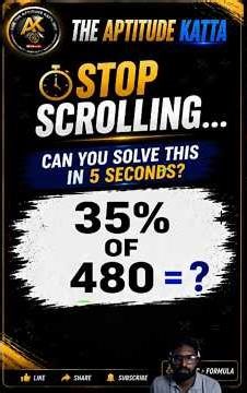 35% in 5 Seconds? 🧠 The Percentage Trick Every SSC & MPSC Student Should Know