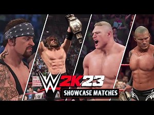 WWE 2K23 - All Showcase Matches
