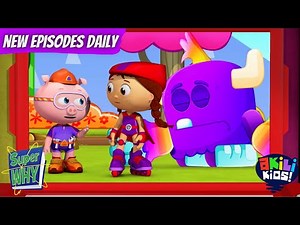 Super Why | Alpha Pig's Sleepy Situation | Akili Kids!