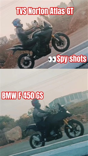 BMW F450 GS & TVS Norton Atlas GT spy shots #bmwf450gs