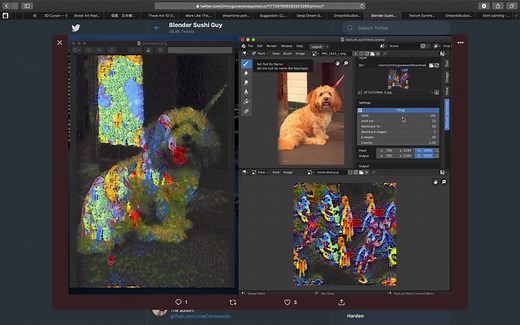 【Blender】有艺术的图像生成插件:Texture Synthesis 可以生成你想要的风格化图像（免费、开源）