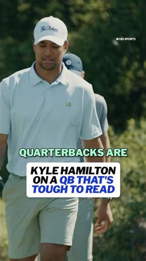 Kyle Hamilton tells Evan Washburn why Joe Burrow is a tough QB to read #nfl