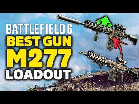 Battlefield 6 - M277 BEST Gun Loadout For Range | Attachments, Recoil & Damage Build