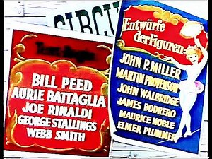 Dumbo Opening and Closing Credits (German 1952)