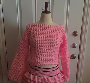 Gehäkeltes Netz Top - Etsy.de