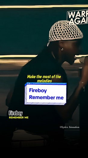 Fireboy Remember Me: Lyrics, Performance, and Viral Trending Video
