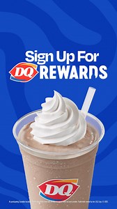 We like to say “welcome” the sweet way. Join DQ® Rewards and get a free small shake with your first purchase. Get it in the app. #HappyTastesGood | Dairy Queen