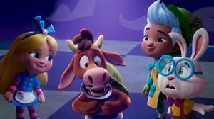 Sam Kalidi in Alice's Wonderland Bakery