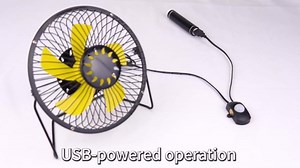 USB-powered Cord with Motion Sensor UDB Fan Tiny Little Fan Office Desk Fan Automatic Compact fan for Audio Receiver Traveling Computer Lightweight Brushless Motor Customizable,BLACK