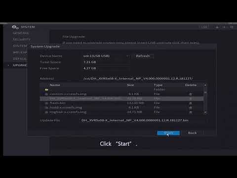 HDCVI｜9. How to Upgrade the Device - Dahua