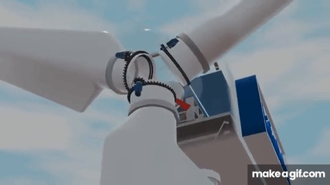 Magic Of Wind Turbines - How They Harness Power From Wind on Make a GIF