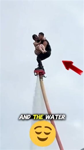 😱 Woman Trying Flyboarding for the First Time! 🚀 Thrilling Moments 🌊