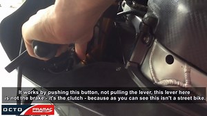 MotoGP Tutorial by Pramac Racing Danilo Petrucci and the rear "thumb-brake" Petrux ci spiega il freno posteriore... "a pollice" | Pramac Racing